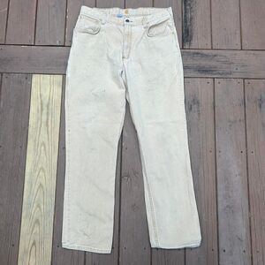 Carhartt Men's Tan and Cream Trousers